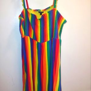 Torrid Rainbow Dress